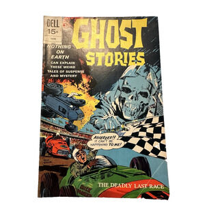 DELL- Ghost Stories #33, The Deadly Last Race Good+ 1972 VTG